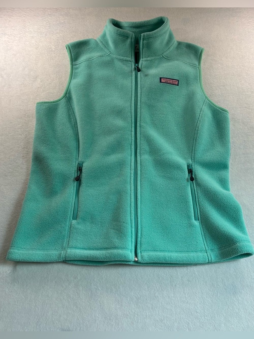 Vineyard Vines Martha’s Vineyard Mint Aqua Fleece Vest